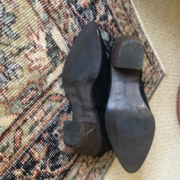 Lucky Brand Heeled Sueded Ankle Boots - Picture 6 of 9